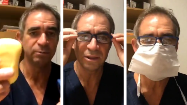 Cómo evitar que se empañen los anteojos por el uso del barbijo: el truco de un doctor | En Argentina