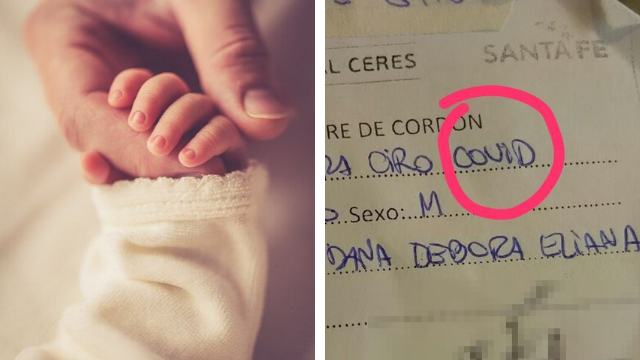 Llamaron “Covid” a un bebé que nació en Santa Fe | Virales
