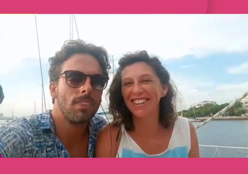 La increíble historia de una pareja que pasa la cuarentena en un velero y están por tener un hijo | Virales