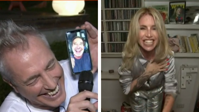 La desopilante videollamada de Marley, Guillermo Francella y Flor Peña | Exclusivos