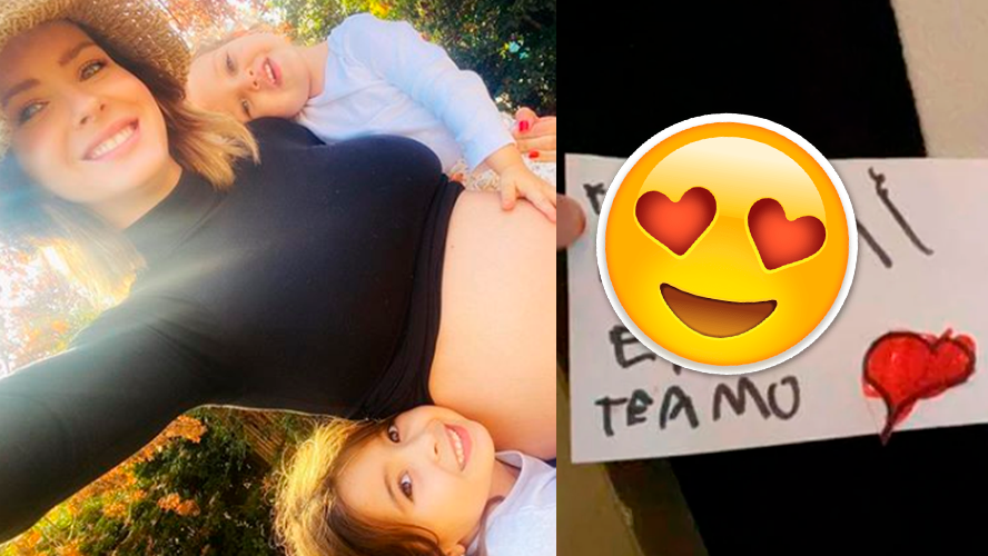 La China Suarez mostró la cartita de Rufina para su hermanito | Espectáculos