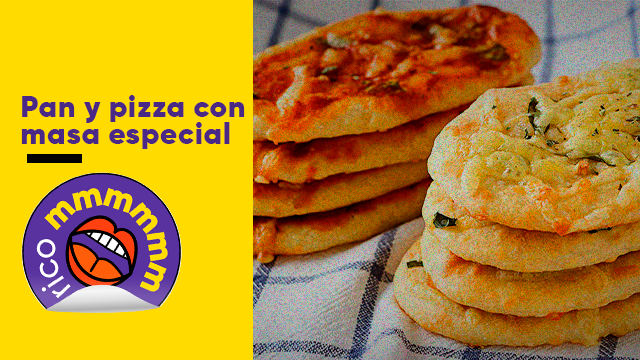 Pan y pizza con agua, harina y cerveza | Tips de cocina