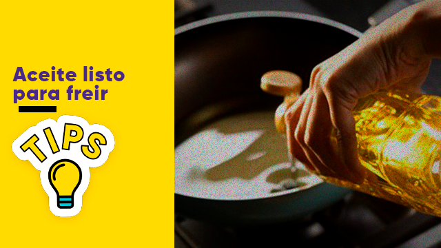 ¿Cómo saber cuando el aceite esta listo para feír? | Tips de cocina