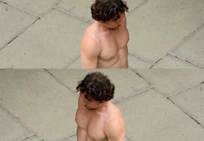 Escándalo: paseó por las calles con tapaboca pero desnudo | Virales