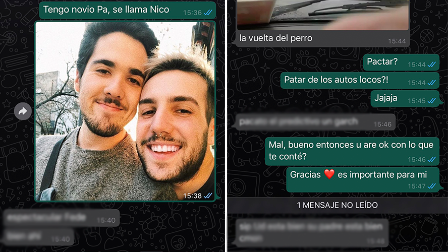 Un joven le contó a su papá que tiene novio y la respuesta se hizo viral | Virales