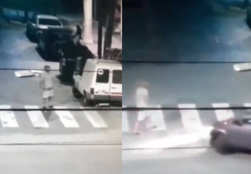 El insólito video del ladrón que es atropellado mientras robaba un auto | Sociedad