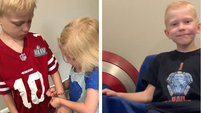 La recuperación del nene que salvó a su hermana del ataque de un perro | Virales