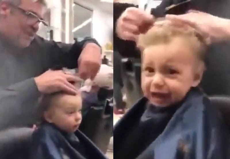 Un niño rompió en llanto en plena peluquería y lo que hicieron los peluqueros fue increíble | Virales