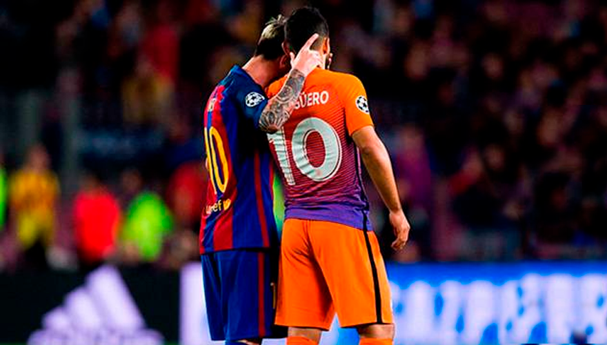¿Un gesto de Agüero confirma la llegada de Messi al City? | Deportes