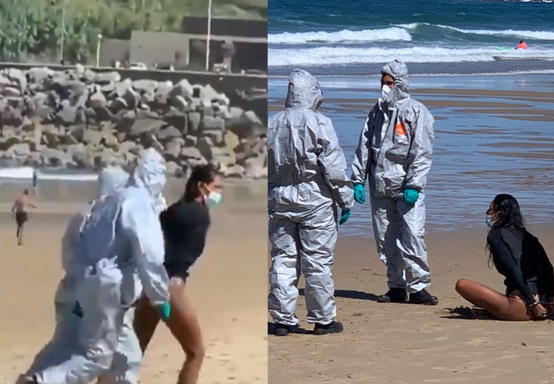 ¡Tenía coronavirus, fue a surfear igual y terminó mal! | En el mundo