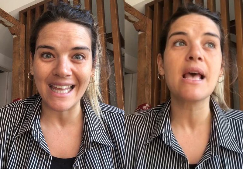 Así reaccionó Mica Vázquez al ver que una fan se tatuó su cara | Exclusivos