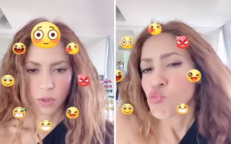 El "emoji challenge" de Shakira | Espectáculos