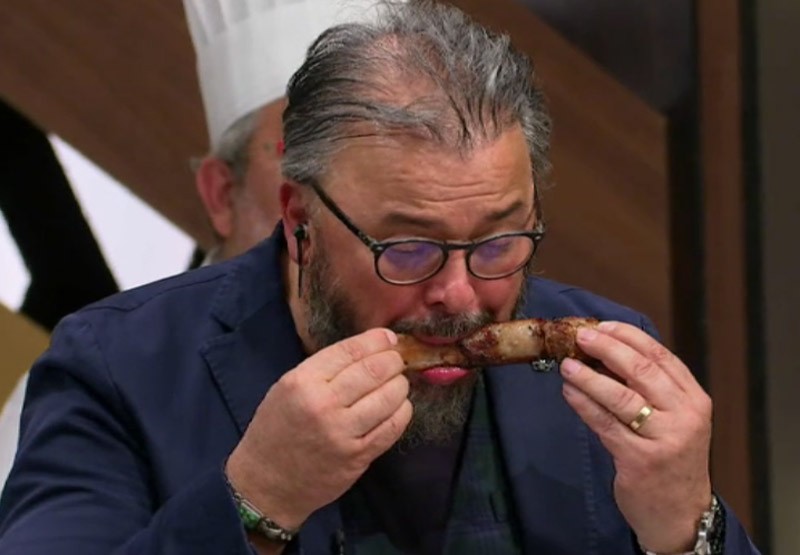 Donato de Santis dejó los cubiertos y se puso a comer con las manos | Exclusivos