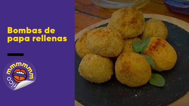 Bombas de papa rellenas de jamón y salsa blanca | Indispensables