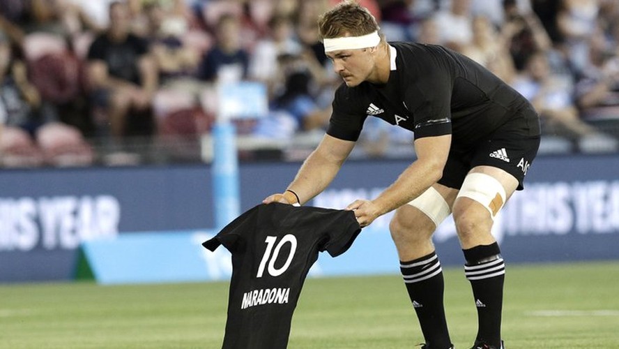 El emotivo homenaje de los All Blacks a Maradona | Deportes