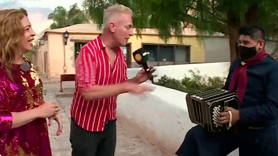 Lizy le pidió un tema de Tini a un bandoneonista jujeño | Exclusivos