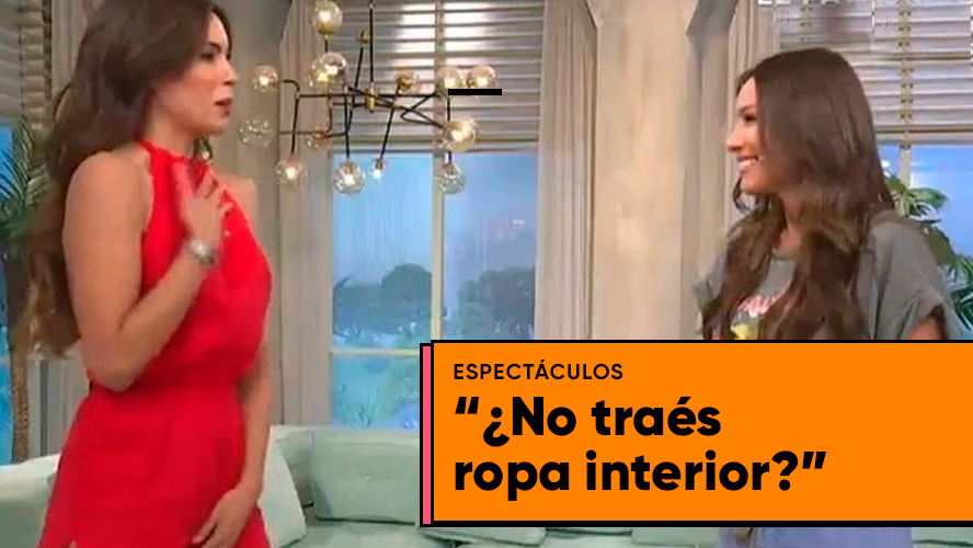 Pampita escrachó a una amiga al aire: "¿No tenés bombacha?" | Espectáculos