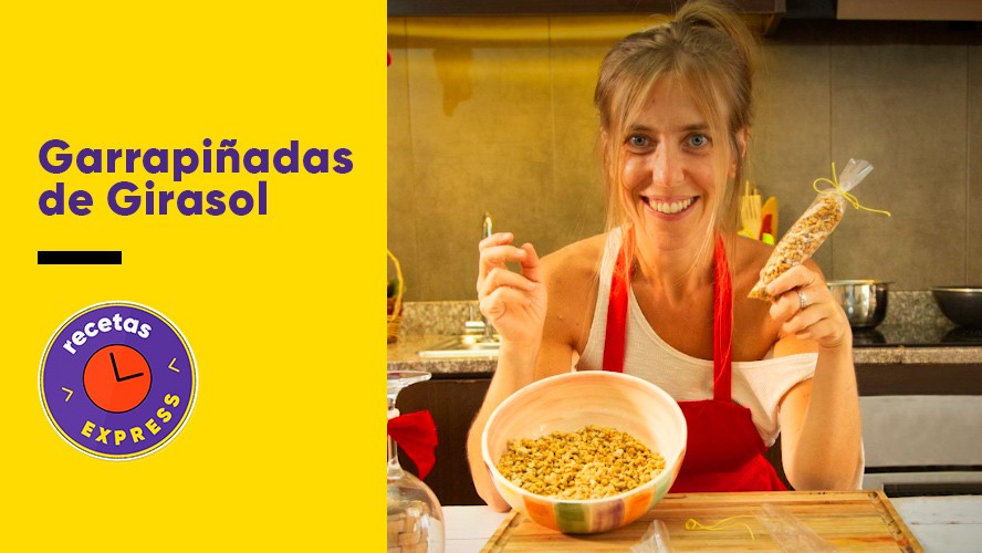 Garrapiñadas de girasol caseras con Chantal | Tips de cocina