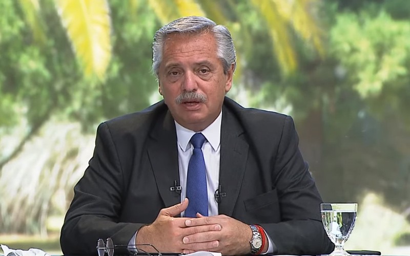 Alberto Fernández: "Si esto no pasa, el riesgo de que todo vuelva a paralizarse existe" | En Argentina