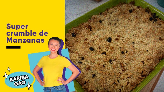 Crumble de manzanas de Karina Gao | Tips de cocina