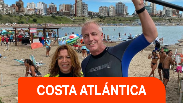 Programa 40 con Lizy Tagliani en la Costa Atlántica | Programas