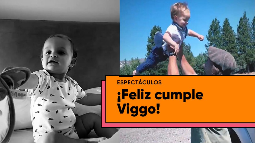 El tierno festejo del primer cumpleaños de Viggo | Espectáculos