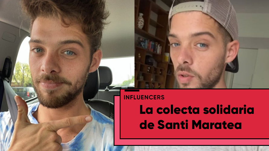 El lado solidario de Santi Maratea: organizó nueva colecta | Influencers