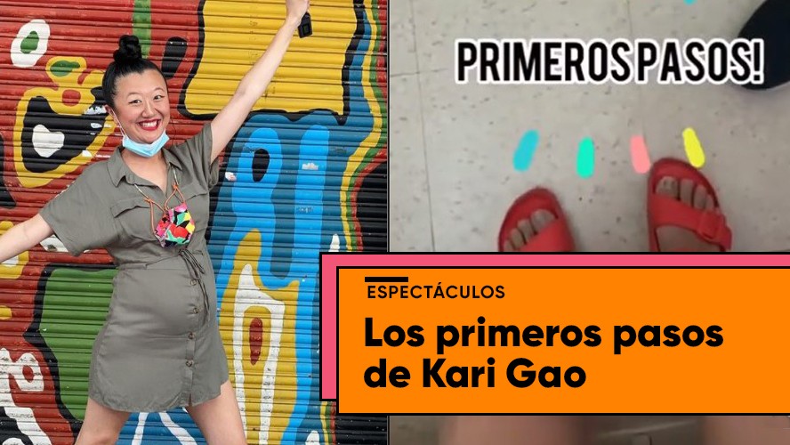 El emotivo video de Karina Gao comenzando a caminar: "Primeros pasos" | Espectáculos