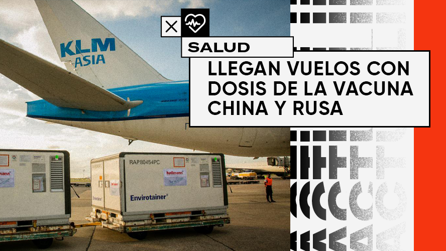 Llegan al país otras 96 mil dosis de la vacuna Sinopharm y 1,2 millones de Sputnik V | En Argentina