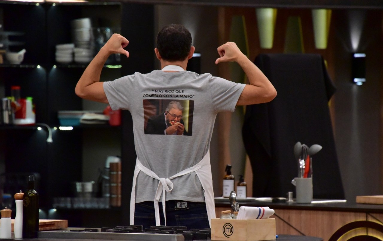 La remera de Fernando Carlos con un meme de Donato De Santis | Mejores Momentos