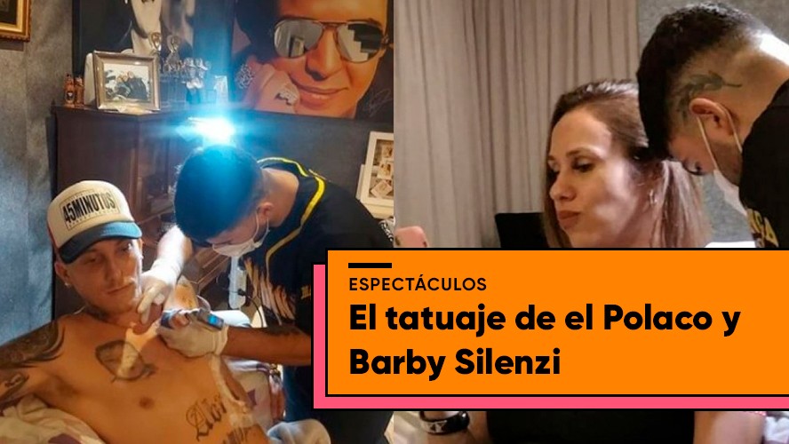 El polémico tatuaje que se hicieron el Polaco y Barby Silenzi | Espectáculos