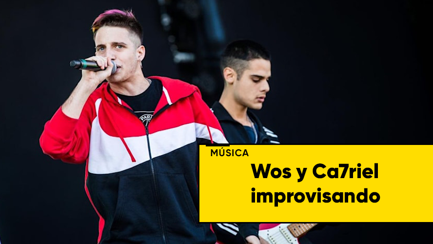 Wos y Ca7riel se juntaron a rapear y el video se hizo viral | Música