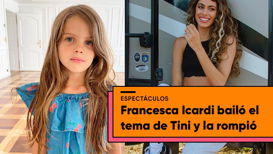 El baile de Francesa Icardi al ritmo de Tini que causó furor | Espectáculos