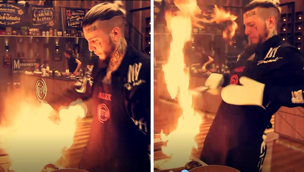 Alex Caniggia casi desata un incendio en la cocina | Mejores Momentos