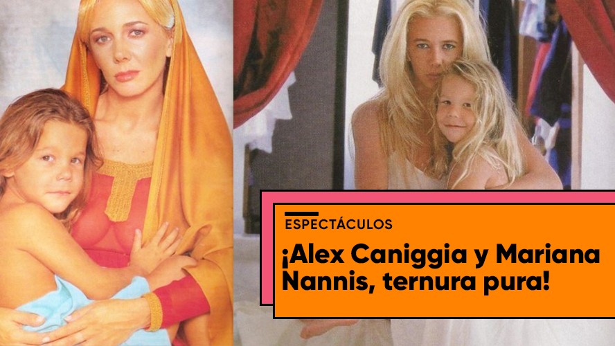 Las imperdibles fotos retro de Alex Caniggia y Mariana Nannis | Espectáculos