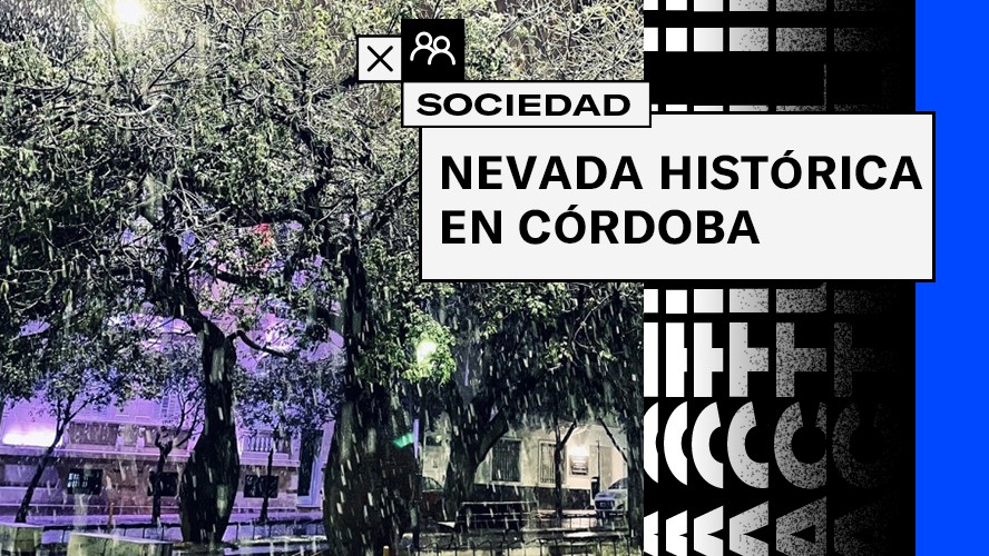 Fuerte nevada en Córdoba capital | Sociedad
