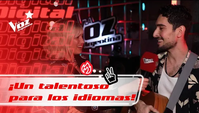 Santiago Manrique, un talentoso para los idiomas que sorprendió al jurado. | Exclusivos