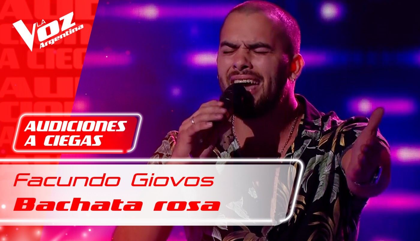 Facundo Giovos: "Bachata rosa" | Audiciones a ciegas 2021