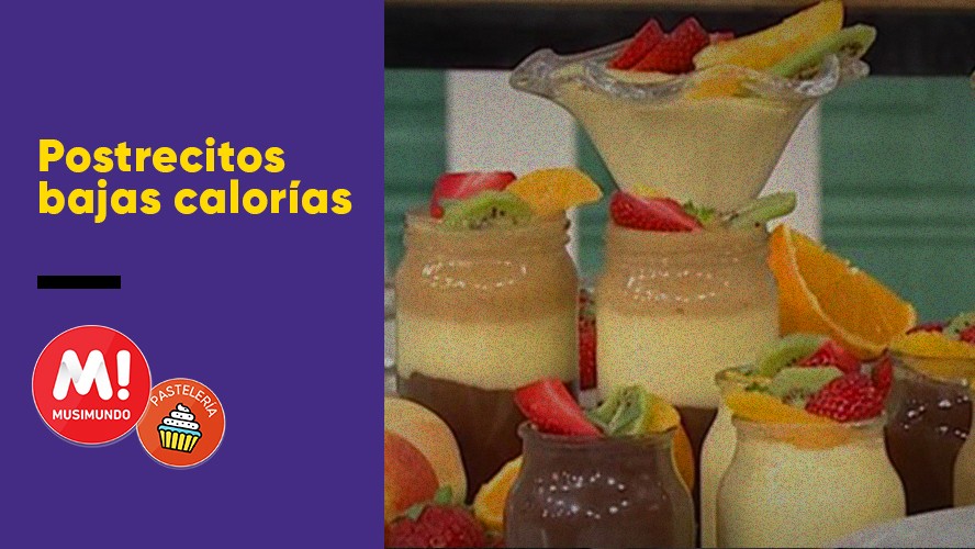 Postrecitos light de vainilla, dulce de leche y chocolate | Recetas saludables