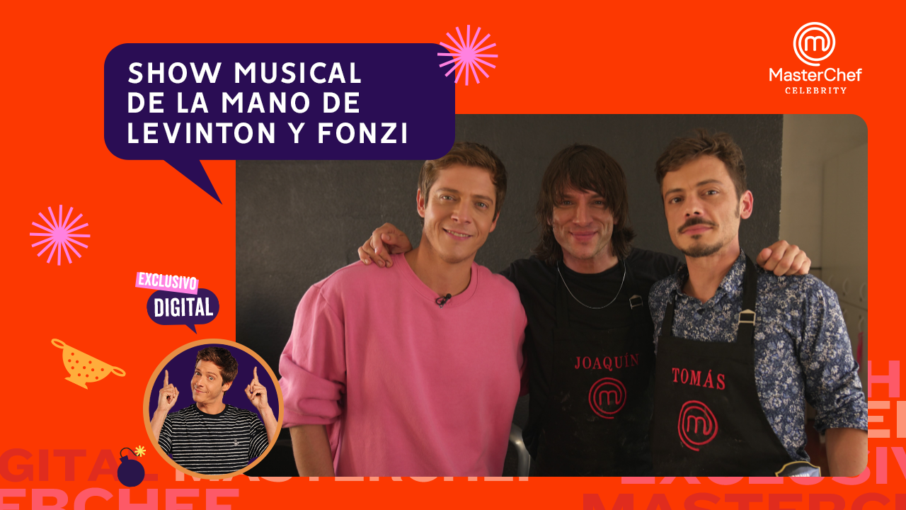 El imperdible acústico de Levinton y Tomás Fonzi | Más MasterChef