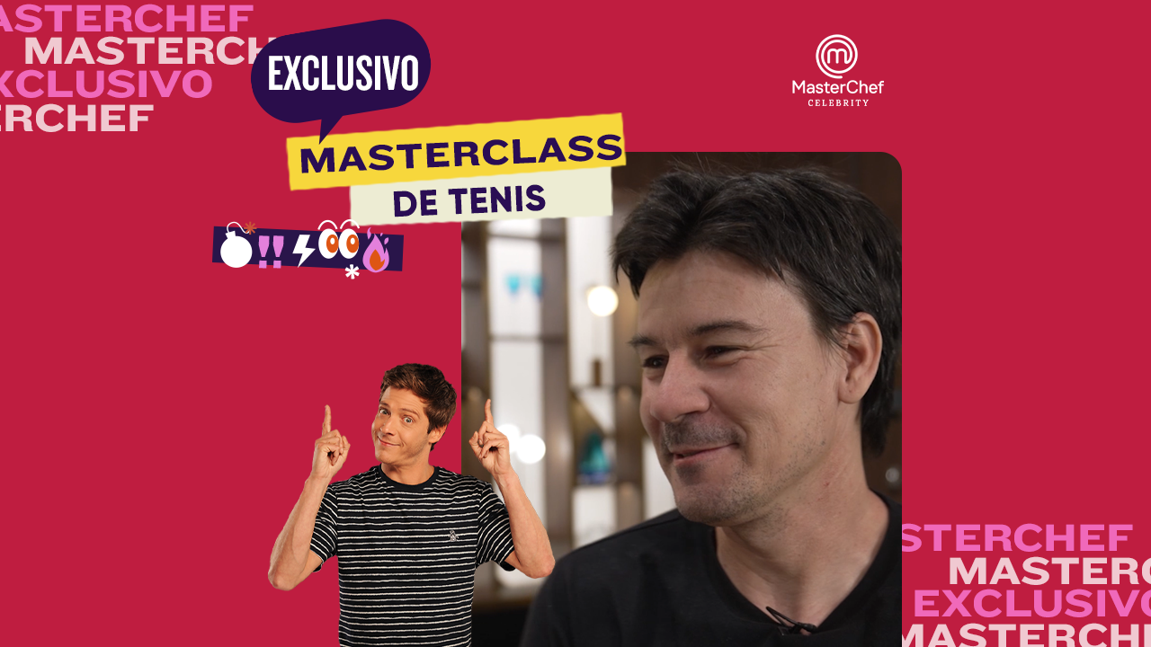 Donato tomó clases de tenis con "El Mago" Coria | Más MasterChef