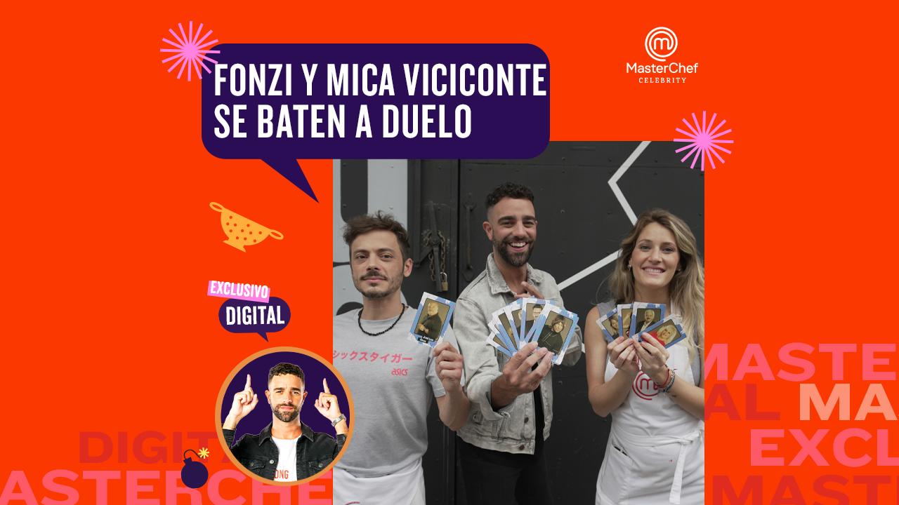 Mica Viciconte y Tomás Fonzi se enfrentaron al: "Decime quién es" | Más MasterChef