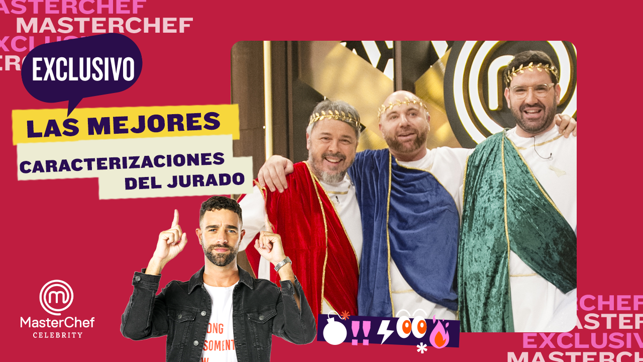 ¿Chefs o personajes? El jurado de Masterchef dio que hablar con sus caracterizaciones | Más MasterChef
