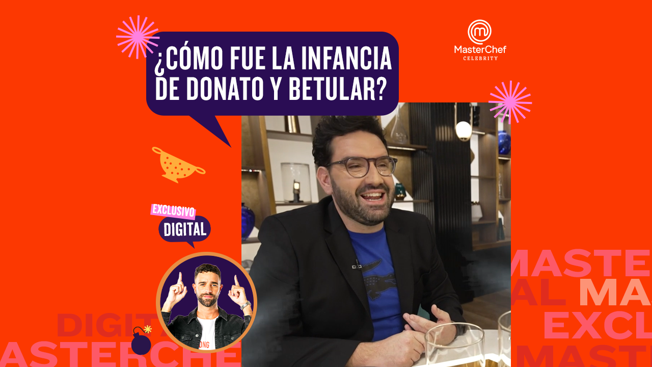 Damián Betular Donato de Santis revelaron secretos infancia | Más MasterChef