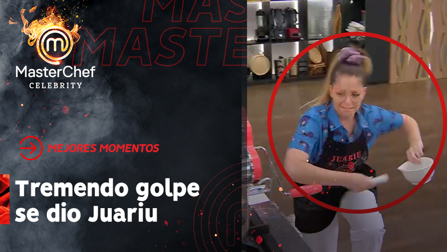 Juariu sufrió caída fatal mientras cocinaba Masterchef Celebrity | Momentos imperdibles