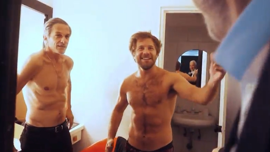 Rafa Ferro Nico Riera mimosos semidesnudos camarín | Imperdibles