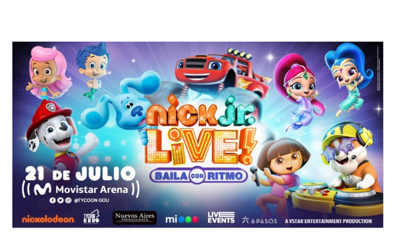 Nick Jr presenta su show en vivo: "Baila con Ritmo" | Cartelera