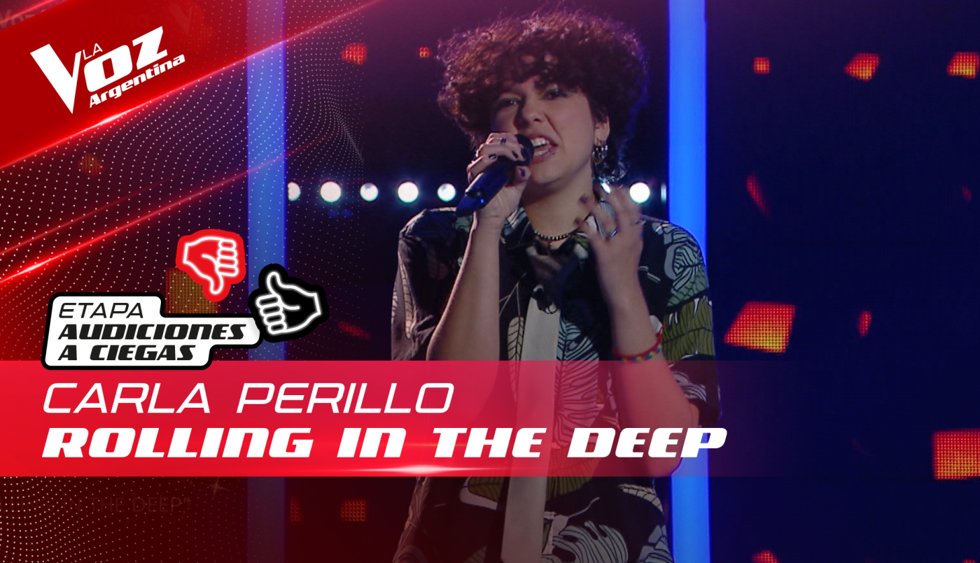 Carla Perillo - “Rolling In The Deep” - Audiciones a Ciegas - La Voz Argentina 2022 | Audiciones a ciegas