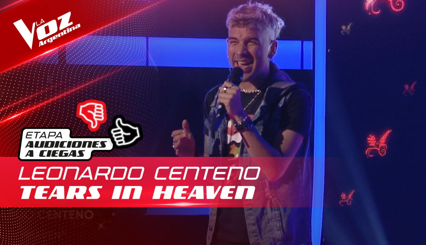 Leonardo Centeno - "Tears in Heaven" - Audiciones a Ciegas - La Voz Argentina 2022 | Audiciones a ciegas