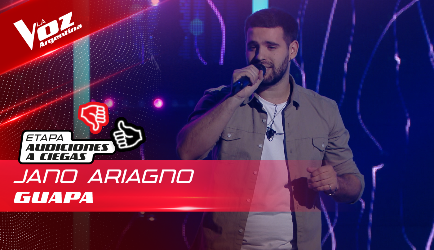 Jano Ariagno - “Guapa” - Audiciones a Ciegas - La Voz Argentina 2022 | Audiciones a ciegas